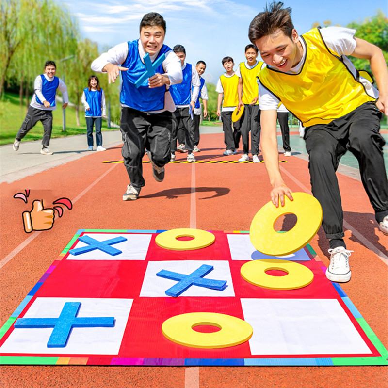 Giant XO Chess Interactive Indoor Outdoor Leisure Sports Group Team Building Games For Kids Adults Carnival Party Favor Toys