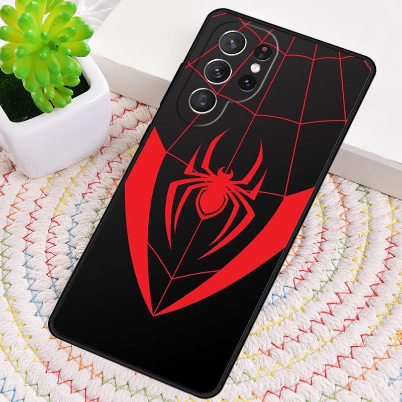 Red Spider Cool TPU Phone Case For Samsung Galaxy note 10 pro S26 S25 S24 S23 S22 Ultra Plus S21 FE S20 Shockproof Cover
