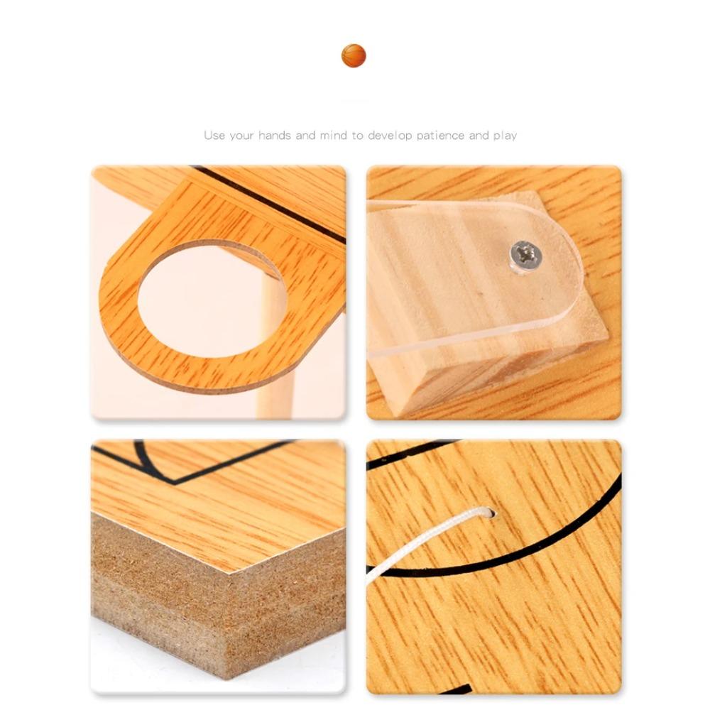 Klassisches Mini Tisch-Basketball Wurfbord Spiel Aktivitätsspielzeug Kinder Holz Tisch-Basketball Wurfwettbewerb