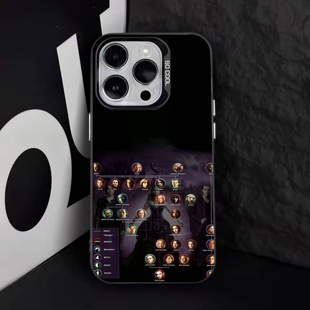

The V-Vampire D-Diaries Phone Case For iPhone 17,16,15,14,13,12,11,Pro,Max,Plus,E,Air,Mini Black Tpu Cover iPhone14promax