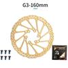 IIIPRO 140mm 160mm Bicycle Disc Brake Rotor 6 Bolts Bike Hydraulic Brake Discs High Strength Mountain Bike Rotors