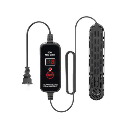 15-34°C Fish Tank Heating Rod LCD Display Temperature Control Mini Aquarium Heater Adjustable Aquarium Submersible Heater