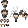 The Addams Family Wednesday Pendant Toy Model Figure Keychain Girl Kid Gift