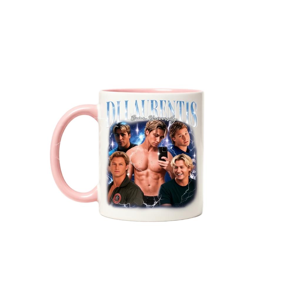 Ceramic Coffee Mug 350ml Capacity Dishwasher Safe Microwave Safe Durable Handle Printed Design Suitable for Hot and Cold Beverages