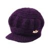 Ladies' Warm Knitted Hat With Thick Velvet