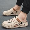 Fashion 2024 Designer Men Summer Sandals Clogs Home Platform Garden Slippers Casual Slides Soft Sole Light Beach Slipper