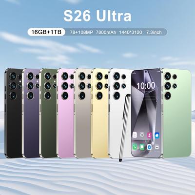 S26 Ultra 7.3-Inch Android Phone with 16+1T Storage - Top Cross-Border Mobile Hot Seller