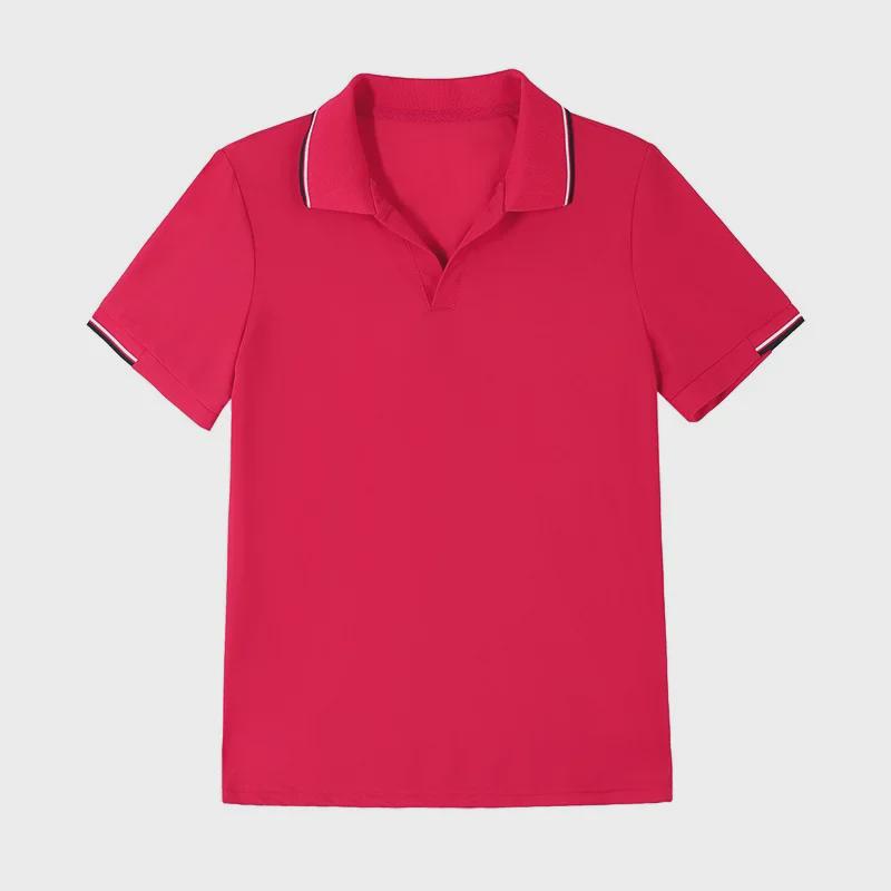 2024 Summer Women's POLO Collar Short-Sleeve Lapel Bottoming T-Shirts for Middle-Aged