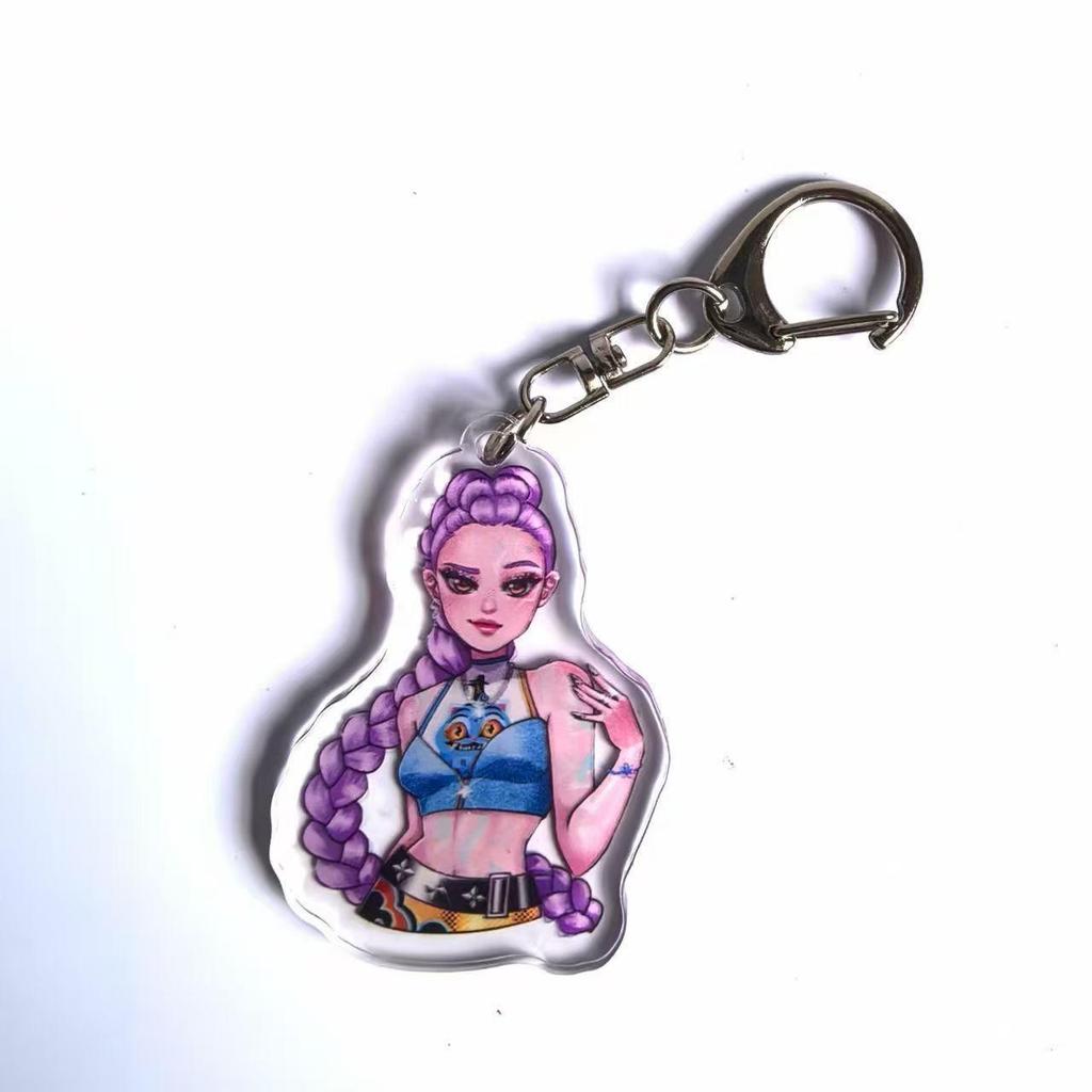 Breloc Acrilic și Pandantiv Rucsac Fată Demon Hunter Anime