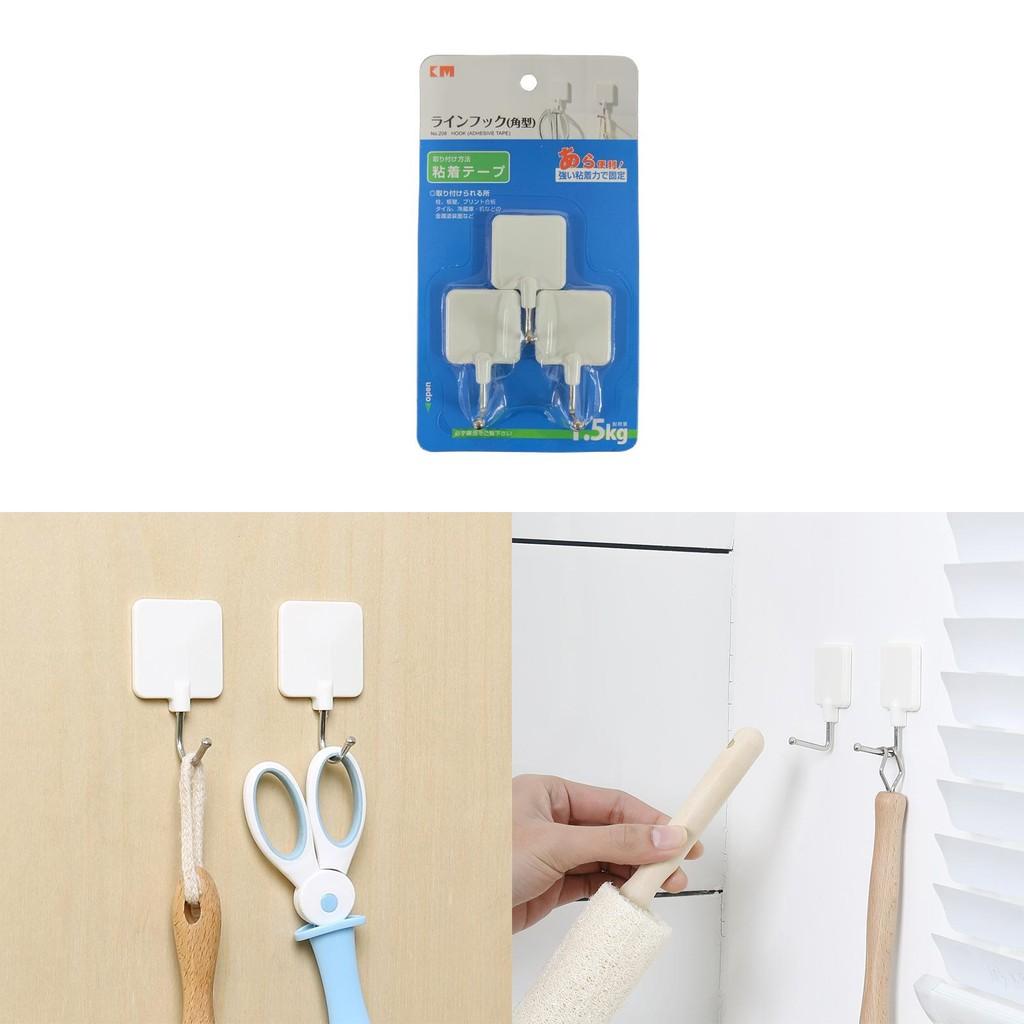 Hooks Adhesive Abs Stainless Steel No Drill Installation Kitchen Hook Tools