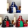 Borsa a Tote Multiscomparto Highstyle con PU Color Block per Donne Casual Urbane