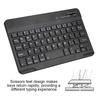 7-inch Bluetooth Keyboard, Lightweight, Compact, Portable, for Laptops and Desktops, Wireless USB Keyboard, Aluminum Alloy, Black
