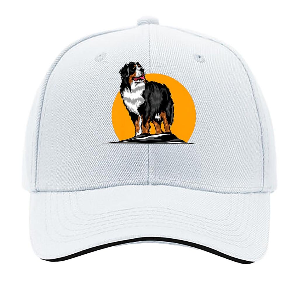 Bernese Dog Pet Art Sandwich Baseball Cap