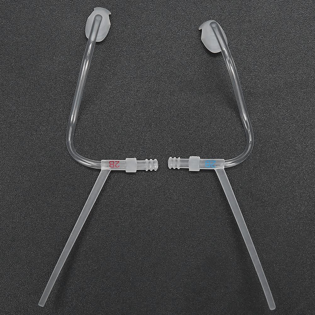 20pcs 107 Hearing Replacement Tubes Left Right Ears Hearing Aid Slim Tube Accessory