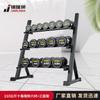 Jinruishi Fixed Decagonal Dumbbell Set with Rack and Mat