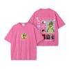 Trendy JoJo's Bizarre Adventure Anime T Shirt Y2k Washed Cotton T-shirt Summer Casual O-Neck Tees Tops Men Unisex Clothing