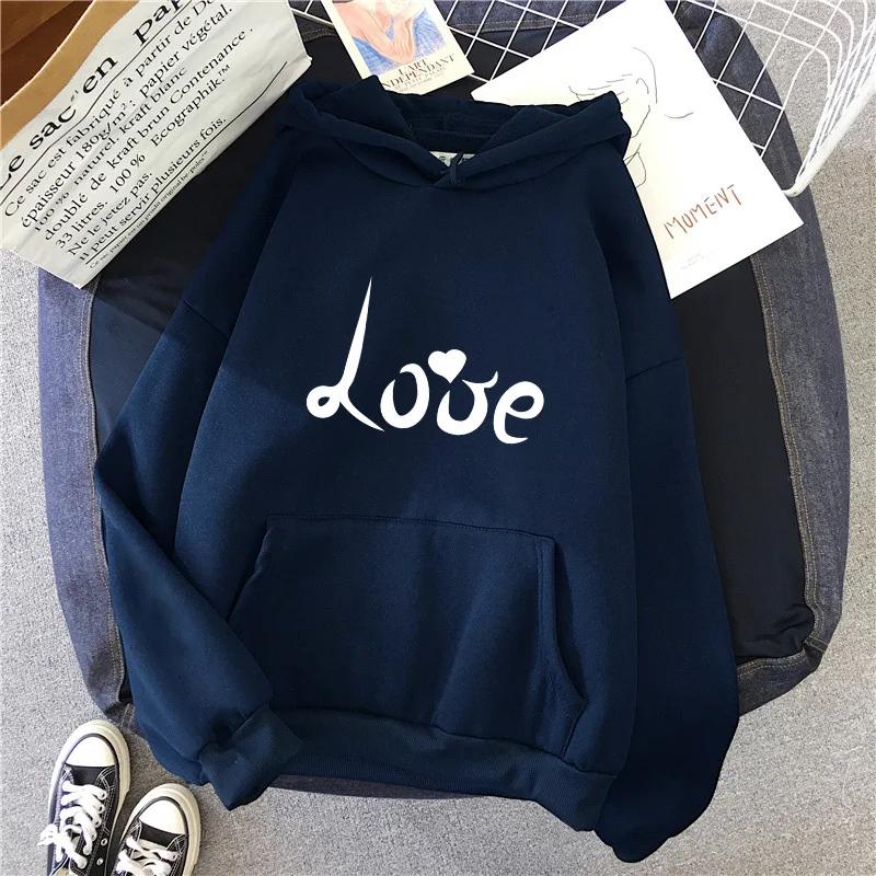 New Womens Hoodies Casual Printing Sweatshirts Outdoors Sports Jogging Woman Clothing Autumn Winter Fashion Street Sportswear
