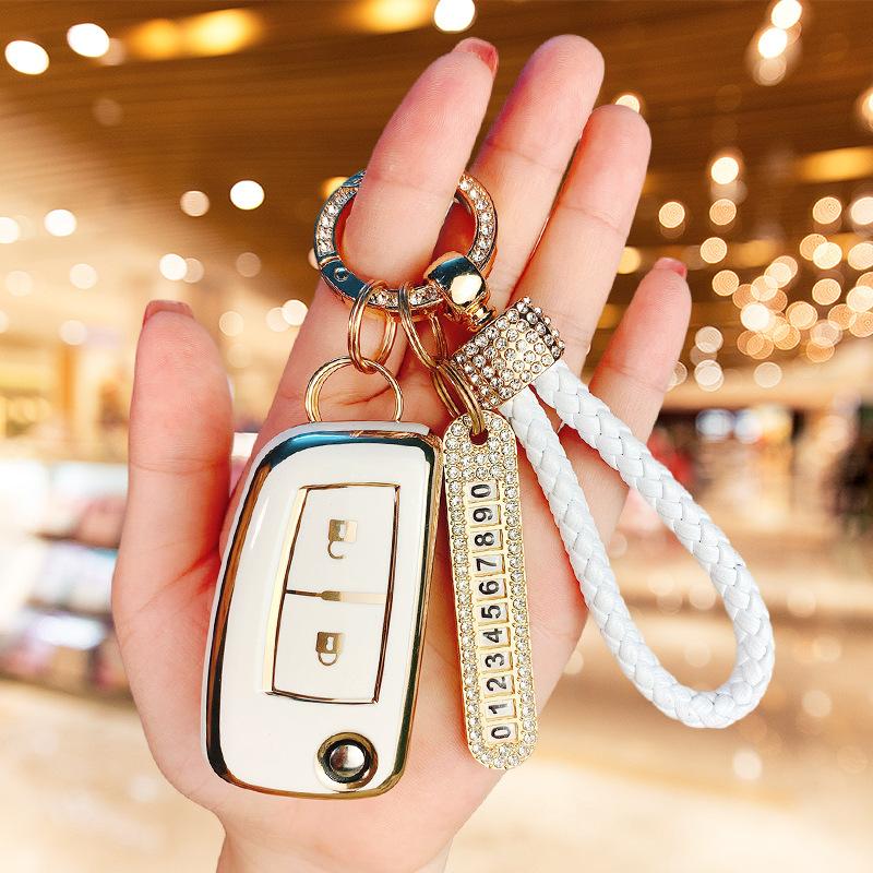 Aplicabil pentru husă cheie Dongfeng Nissan Qashqai pliabilă 2 chei 2017 2019 pentru bărbați 17 pentru femei high-end drăguț