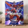 Love Transformers (19) Personalized Text Blanket Lightweight Personalized Blanket Comfortable Perfect for Home Decor Couch Sofa Picnics