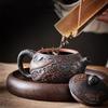 170ml Chinese Traditional Purple Pottery Xishi Teapot Ball Hole Filter Tea Pot Famous Handmade Dragon Pattern Kettle Tea Set