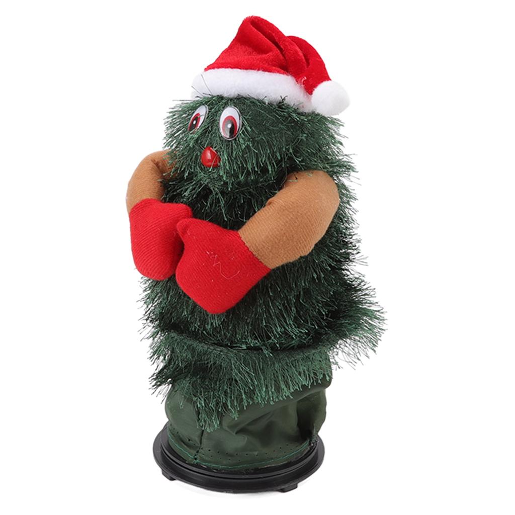 Rotating Dancing Christmas Tree Music Plastic Electric Christmas Tree Toy for Decoration Children"s