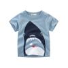 Unisex Baby T-Shirt Cotton Cute Cartoon  Pattern Tops For 1-7 Years Old
