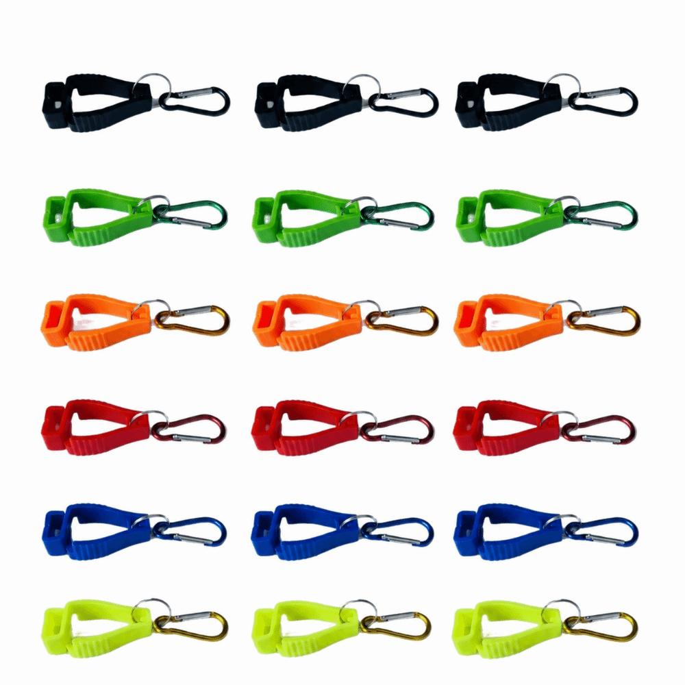 18Pcs Durable Multifunctional Glove Clip Holder Anti Lost Portable Glove Clips Glove Holder Clips Worker