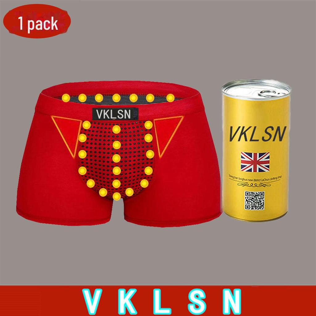 Britské tepláky: Pánské boxerky s 22 magnety, látka mléčné hedvábí
