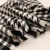 New Cashmere Plaid Scarf Autumn and Winter Women's Cashmere Scarf Black and White Plaid Thousand Birds Warm Shawl Scarf