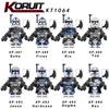 KT1064 Military Movie Series Blind Bag Mixed Lot Minifigure Building Blocks Kids Toy Small Particle Assembly Model Set