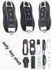 Coque de clé intelligente à distance pour Porsche 718 911 Panamera Cayenne 2017 2018 2019 2020 Couvercle de clé sans clé Porsche à 3 boutons