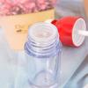 5pcs 8ml Bottle Shaped Empty Lip Gloss Tube Bottle Container Clear Plastic Refillable Lip Balm Bottles With Rubber Inserts