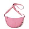 Solid Women's Portable Shoulder Bag Simple Female Nylon Cloth Padded Crossbody Bags Travel Purse Handbags Messenger Bag