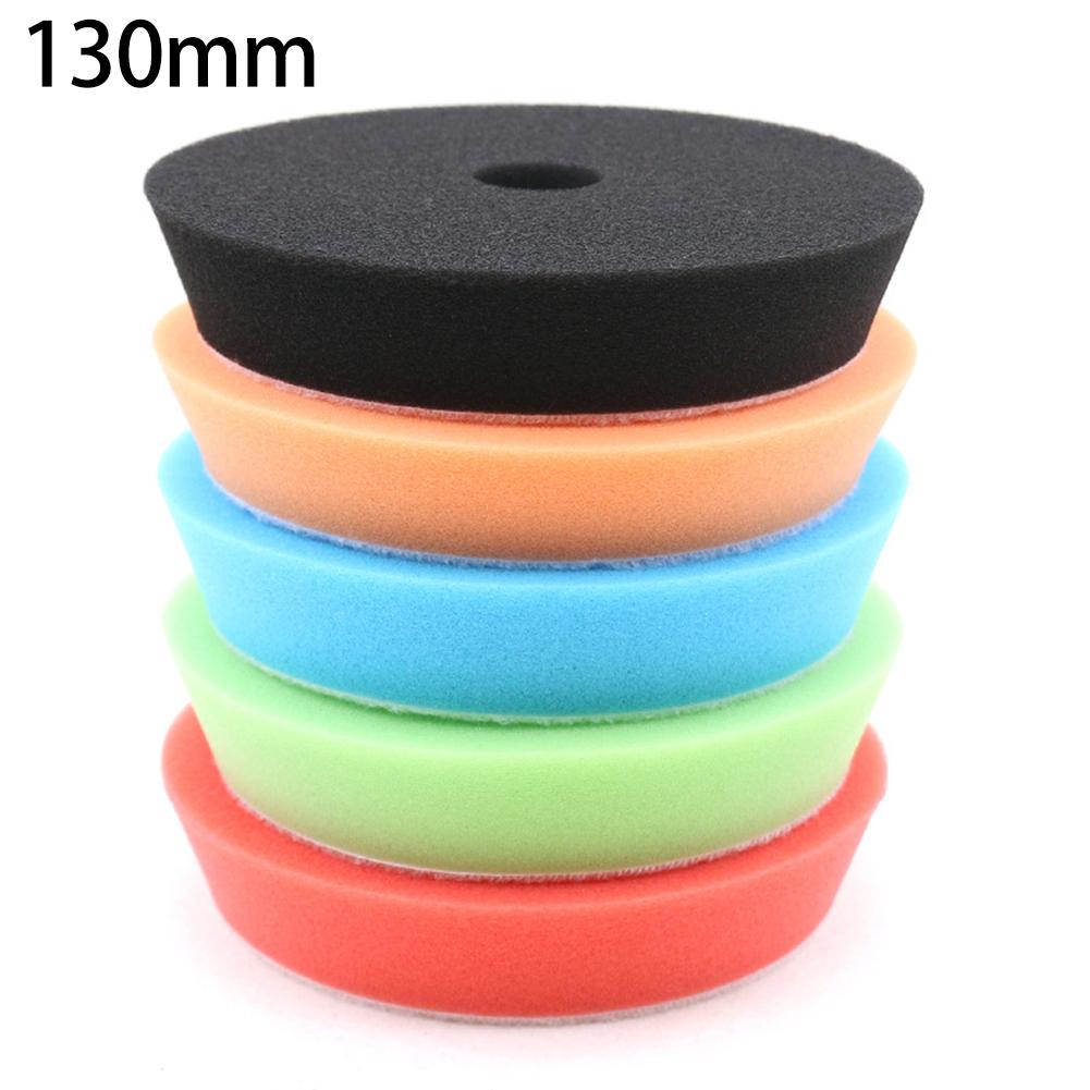 

5pcs Sponge Polishing Pad Waxing Pad Parts Set For Car Glass Polish Removes Scratches Grinding Disc Power Tool Accessories