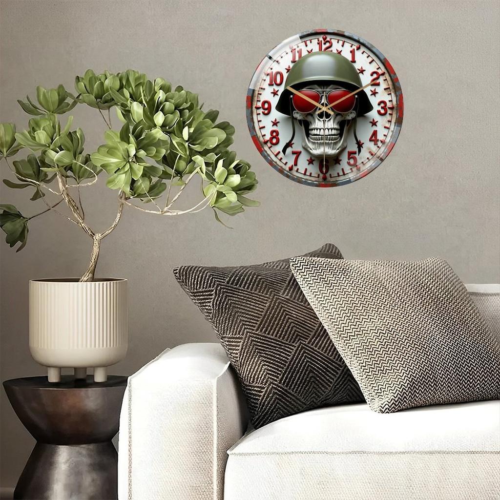 30x30cm Round Wall Clock that Requires No Special Instructions to Use or Hang