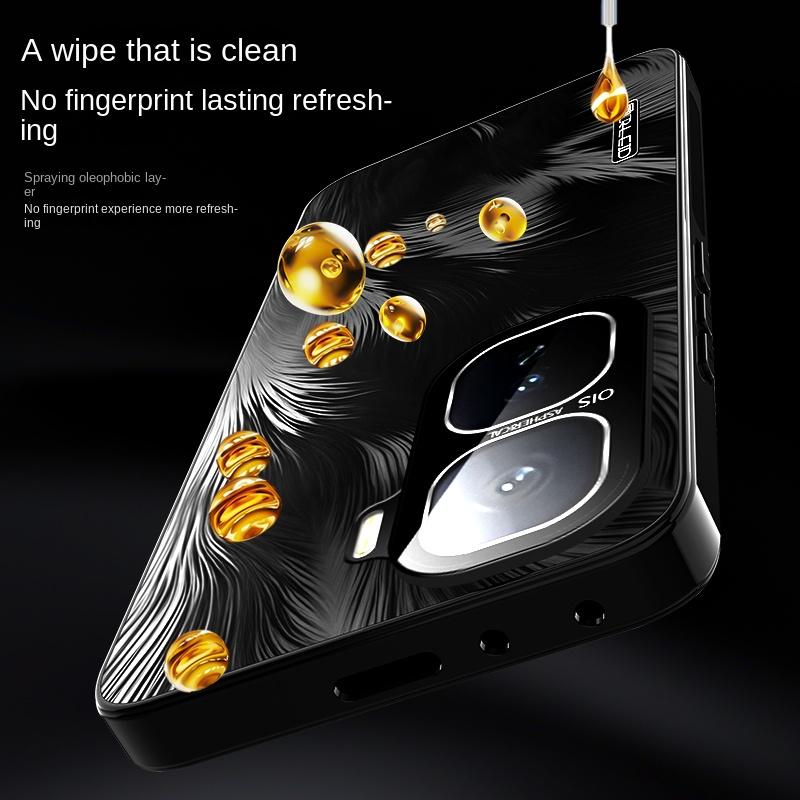 For VIVO IQOO Neo 10 10 Pro 10 ProPlus Electroplated Starry Sky Feather Texture Lens All-in-One Drop Anti-Fingerprint Phone Case