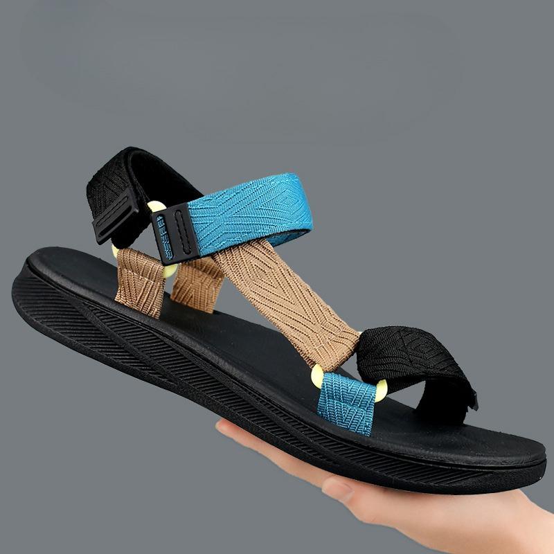 Fashion Summer Men's Sandals 2025 New Comfortable Anti Slip Outdoor Beach Slippers EVA Soft Bottom Lightweight Fashion Casual Shoes