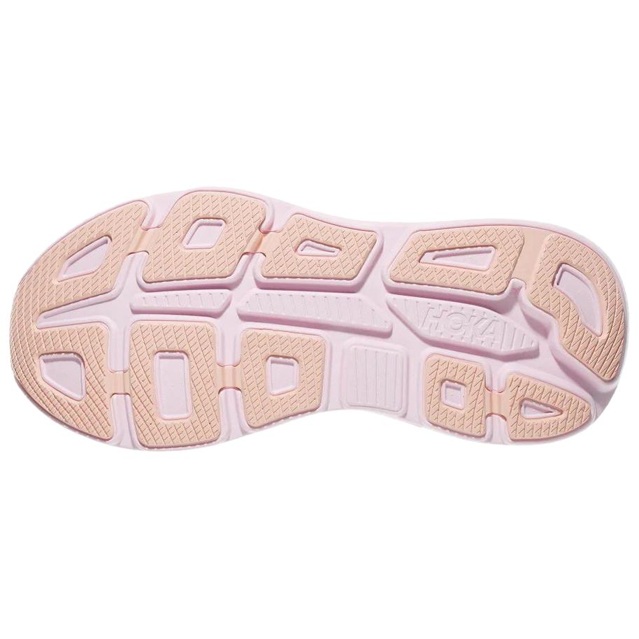 HOKA ONE ONE Bondi 9 Abrasion Resistant Breathable Rebound Casual Running Shoes Women's Pink Wide Fit 1162014-LRMT