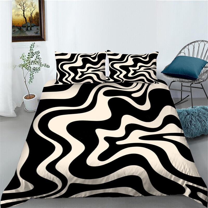 

Постельное белье с леопардовым принтом и зеброй: одеяло/пододеяльник/комплект Doona наволочка Single 135x200cm