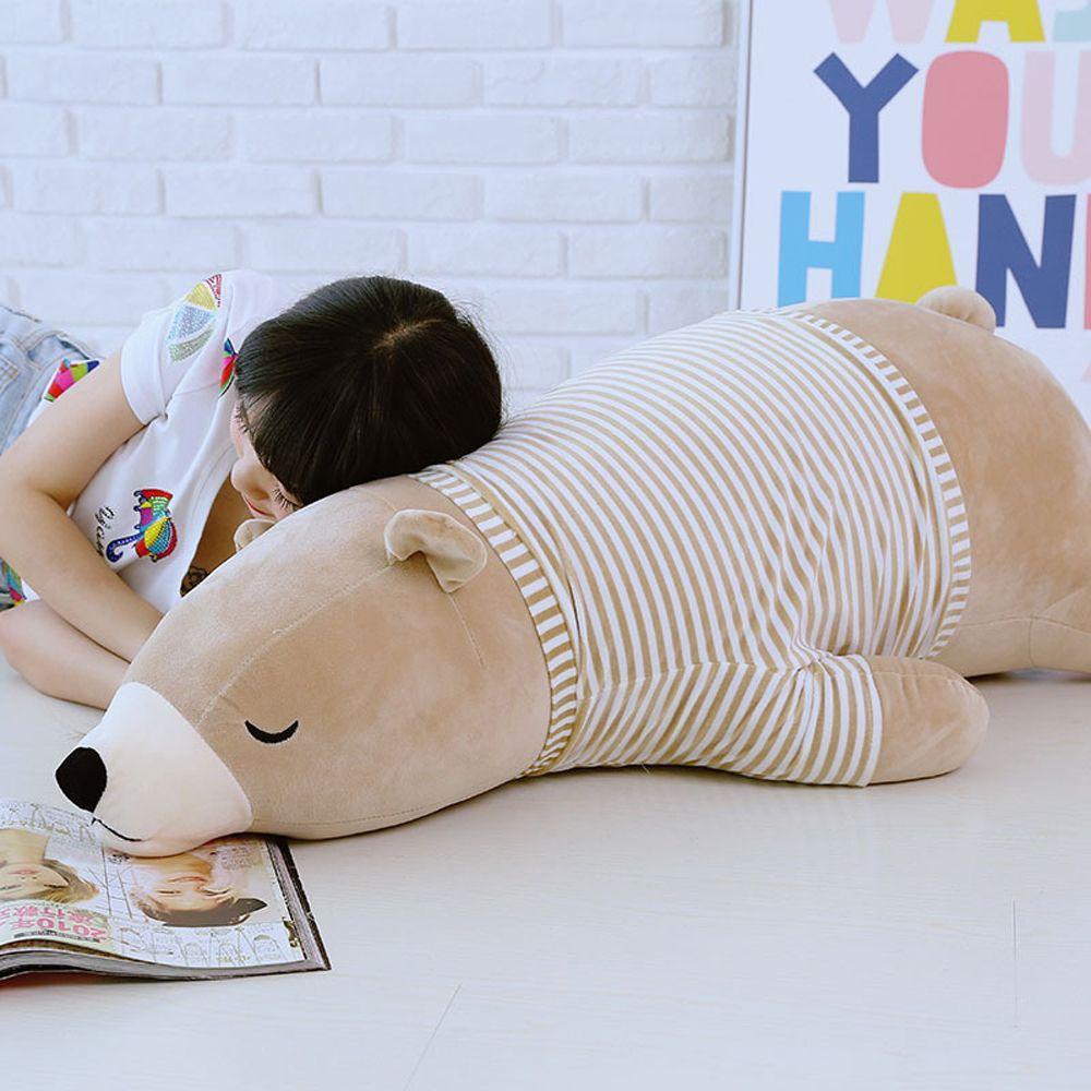 Doll Super Soft Stuffed Sleeping Bear Animal Plush Toy Polar Bear Plush Doll Stuffed Animal Toys