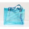 Asahi Koyo Lunch Bag, Insulated, Transparent, Clear Blue, with Inner Bag, Poolside Design, Depth 4'-0", 26x12x21cm