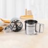 Stainless Steel Flour Sifter Hand Held Shaker Sieve Cup Flour Sieve Strainer Sifters  Baking Sprinkle Baking Tools