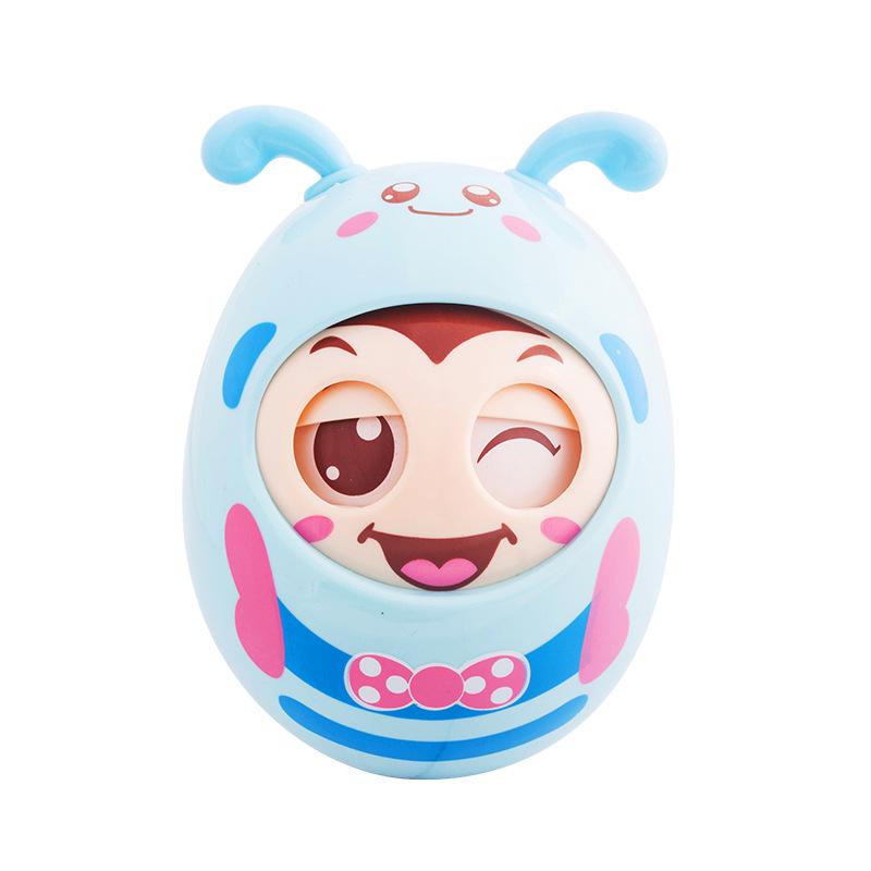 

Прорезыватель для зубов Малыш Пчелка : Мигающие глаза и кукла-неваляшка с колокольчиком синий