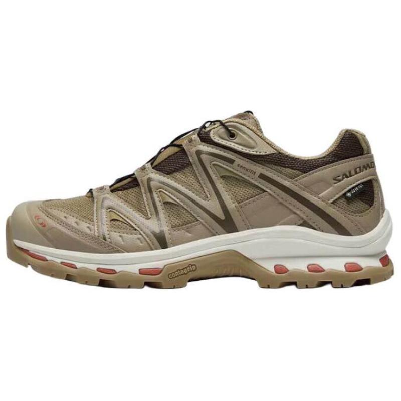 SALOMON XT-Quest Wear-Resistant Water-Resistant Slip-Resistant Low-Top Outdoor Shoes Unisex Brown Gray Sneakers 477811