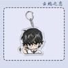 Acrylic Keychain Women Bai Xian Yun Yan Cute Anime Character Key Chain Man BL Couple Keyring Pendant Jewelry