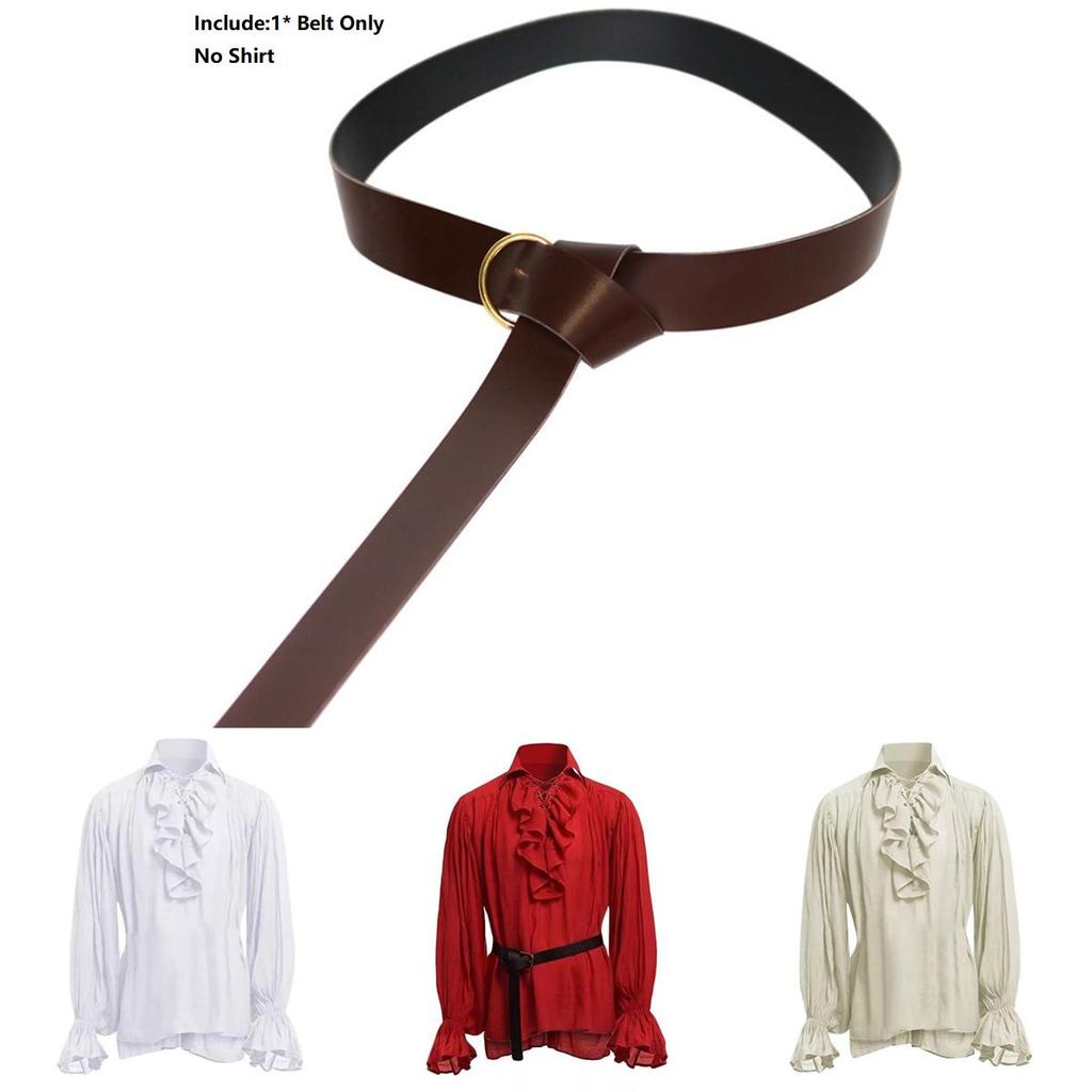 Classic Men Medieval Renaissance Pirate Shirt With Long Sleeve Stylish Design