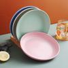 Wheat Straw 20Cm Plate Household Cutlery Vegetable Plate Fruit Plate Plate Salad Plate