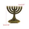 12 Plemion Izraela Menora Je 7-ramienny Świecznik Świecznik Świątyni Jerozolimskiej Religijny Kandelabr do Kościoła