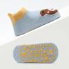 3 Pairs/Set Cartoon Animal Pattern Floor Socks Breathable Kids Step Socks Kids Cotton Socks