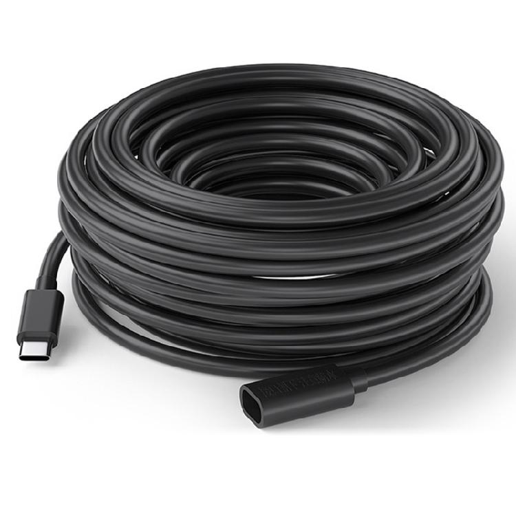 Type C Male to Female Charging Cable Power Extension Wire Ideal for Solar Powered Cameras and Camping Gear Connection